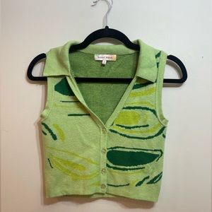 Hazel Moon sweater cropped tank